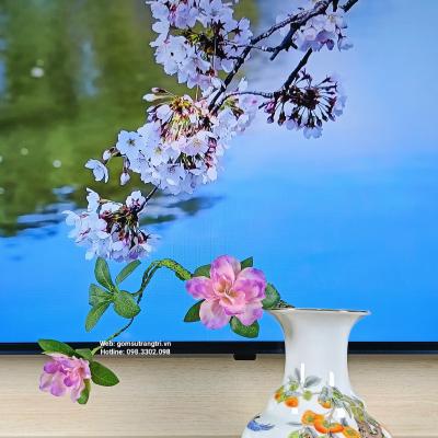 Cặp Bình Sứ Họa Tiết Hỷ Sự Đa Đa - Sản phẩm Bình Cắm Hoa Cao Cấp